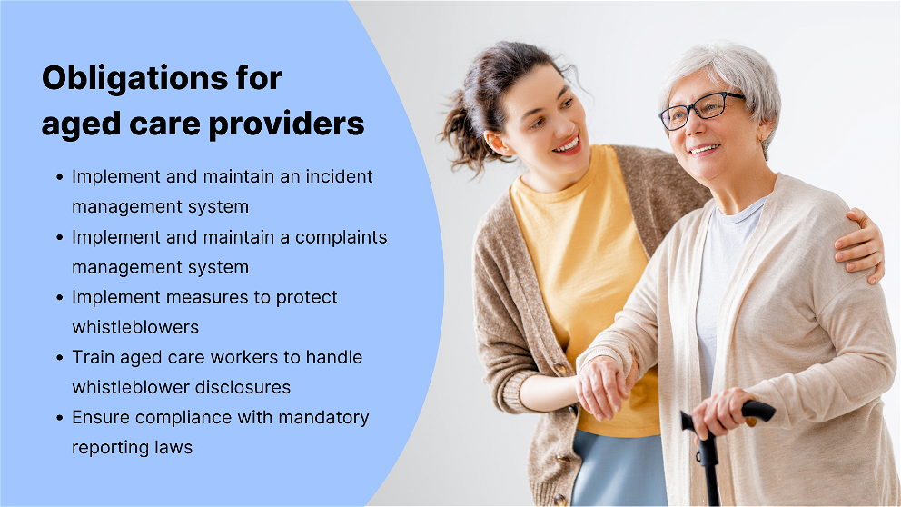 Aged care compliance in Australia - whistleblowing protections