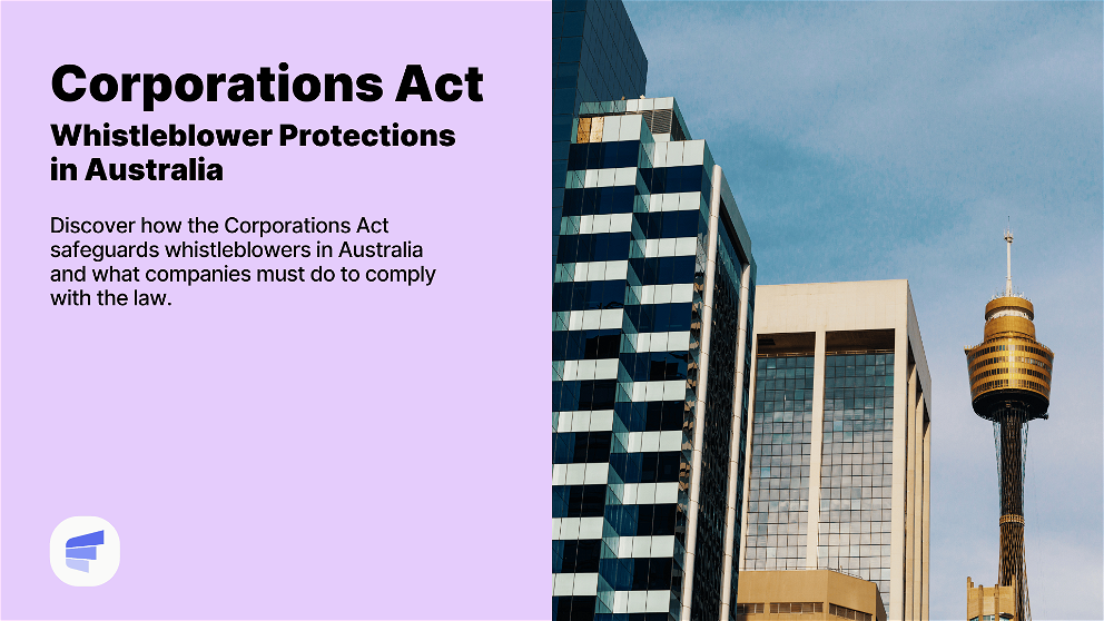 Corporations Act whistleblower protections in Australia